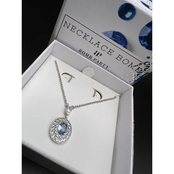 Bomb Party Crystal Necklace - Picture 1 of 4